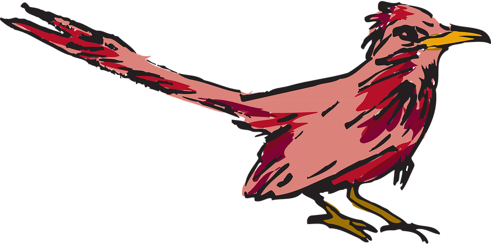 Red Bird Clipart 15, Buy Clip Art - นก เคลื่อนไหว การ์ตูน บิน - Png Download (960x480), Png Download