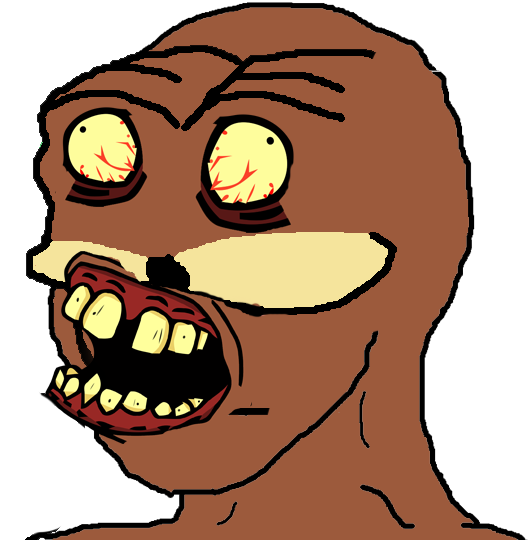 Krabs Face Nose Facial Expression Smile Cheek Head - Spurdo Sparde Clipart (669x542), Png Download