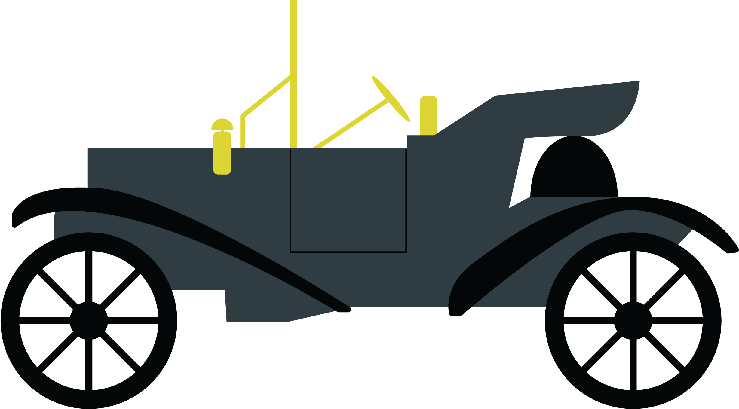 Modelt - Bicycle Clipart (2509x1424), Png Download