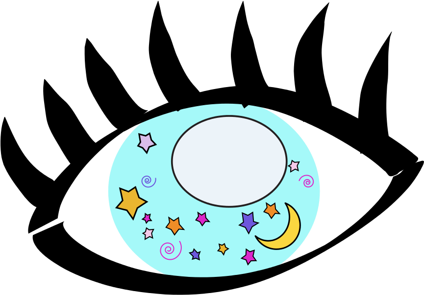 Am I Gifted - Lid Body Part Clipart (864x864), Png Download