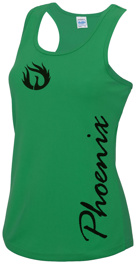 Phoenix Dance Snr Cool Vest Kelly Green M, L, Xl - Vest Clipart (465x902), Png Download
