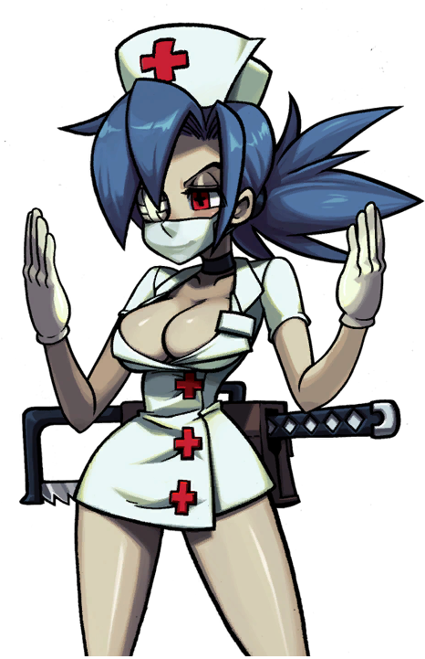 157kib, 466x721, Valentine Ready For Operation - Skullgirls Valentine Clipart (466x721), Png Download