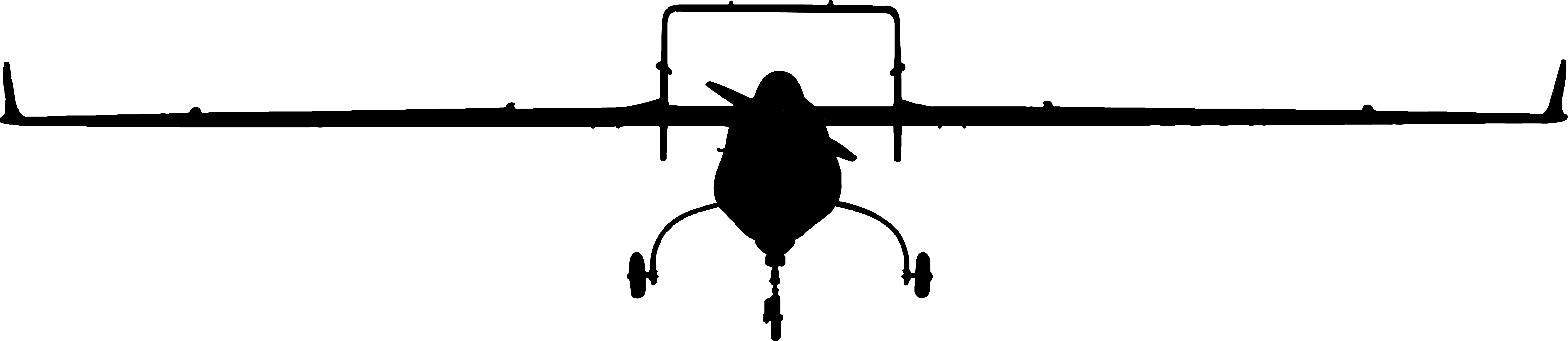 Uav Engine Shop - Aircraft Clipart (6995x1520), Png Download