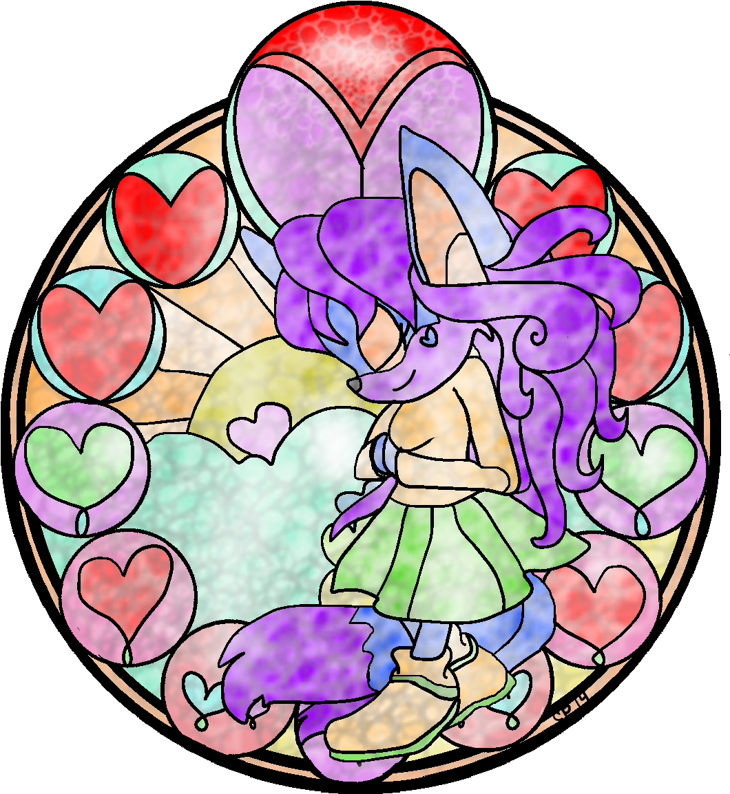 Diamond Stained Glass - Cartoon Clipart (1250x1250), Png Download