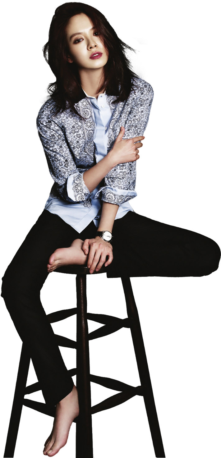 People At A Bar Png Clip Art Download - Song Ji Hyo Png Transparent Png (1024x1479), Png Download