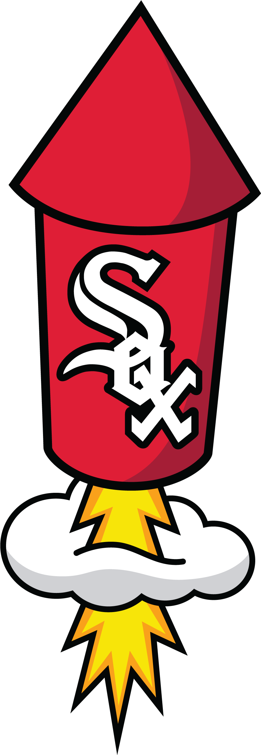 Post-game Fireworks - Chicago White Sox Clipart (2608x2608), Png Download