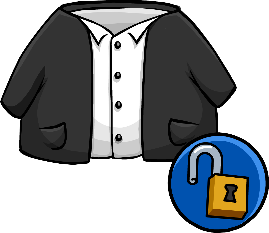 Blacksuitunlock - Club Penguin Blue Clipart (1058x917), Png Download