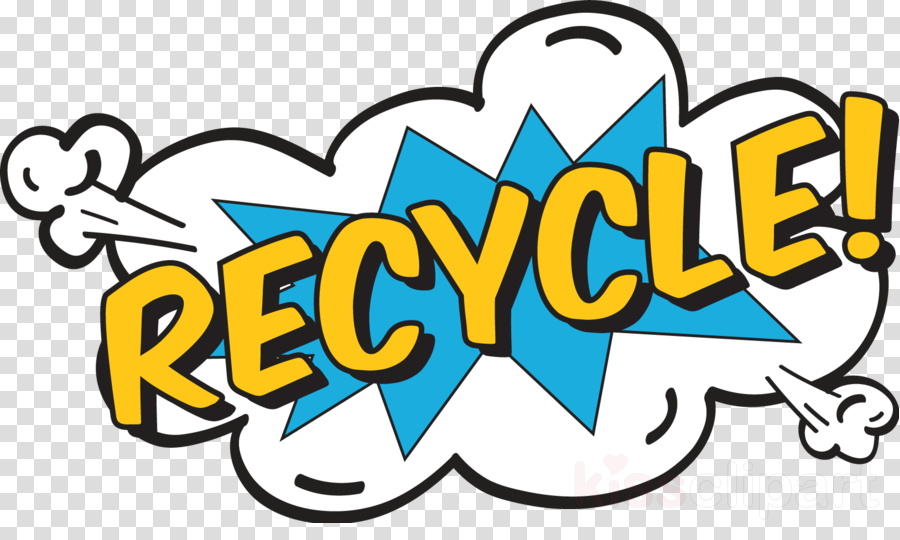 Recycle Word Art Clipart Recycling Clip Art - Recycle Word - Png Download (900x540), Png Download