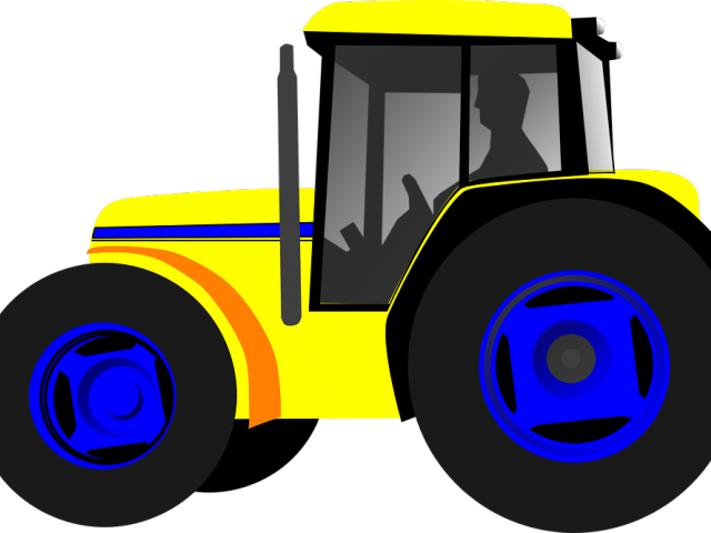 Tractor Clipart Farm Equipment - Tractor - Png Download (640x480), Png Download