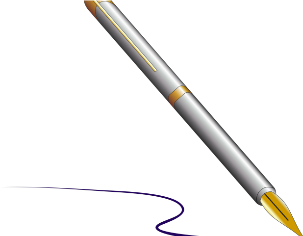 Original - Pen On Paper Png Clipart (640x480), Png Download