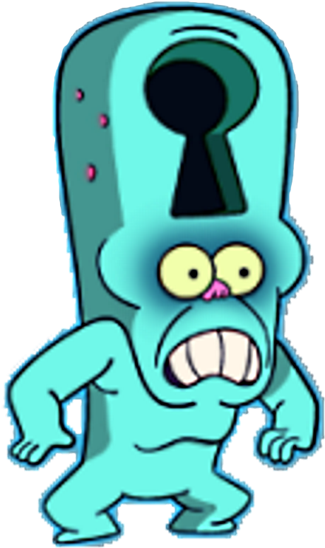 Keyhole Appearance - Gravity Falls Cerradura Clipart (502x779), Png Download