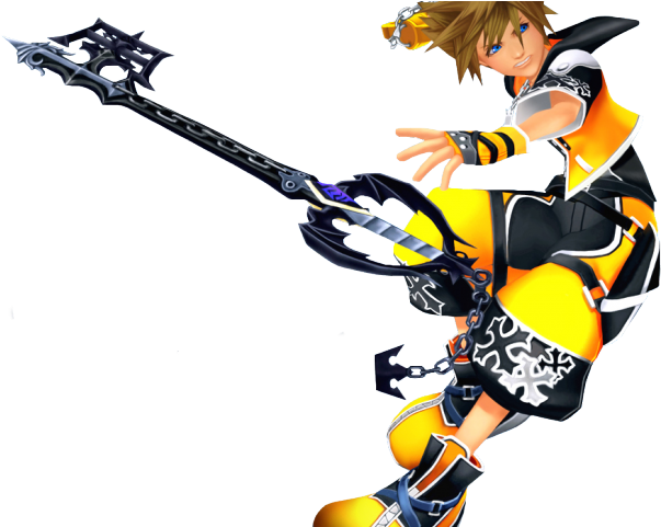 Kingdom Hearts Clipart Keyhole Clipart - Kingdom Hearts 2 Sora Master Form - Png Download (640x480), Png Download