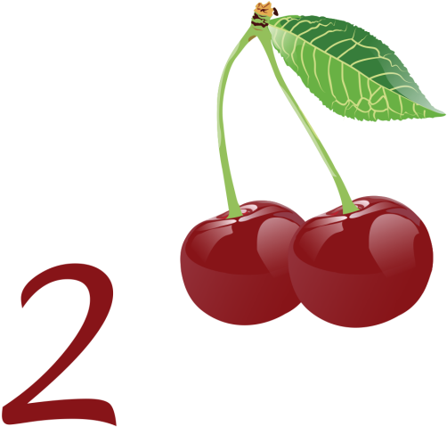 Numbers Clip Art One Two Png - Clip Art Transparent Png (640x640), Png Download