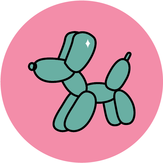 Balloon Modelling Clipart (609x638), Png Download