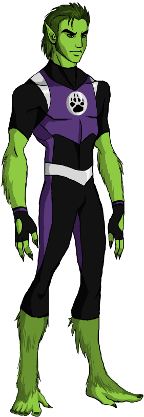Beast Boy Clipart (400x867), Png Download