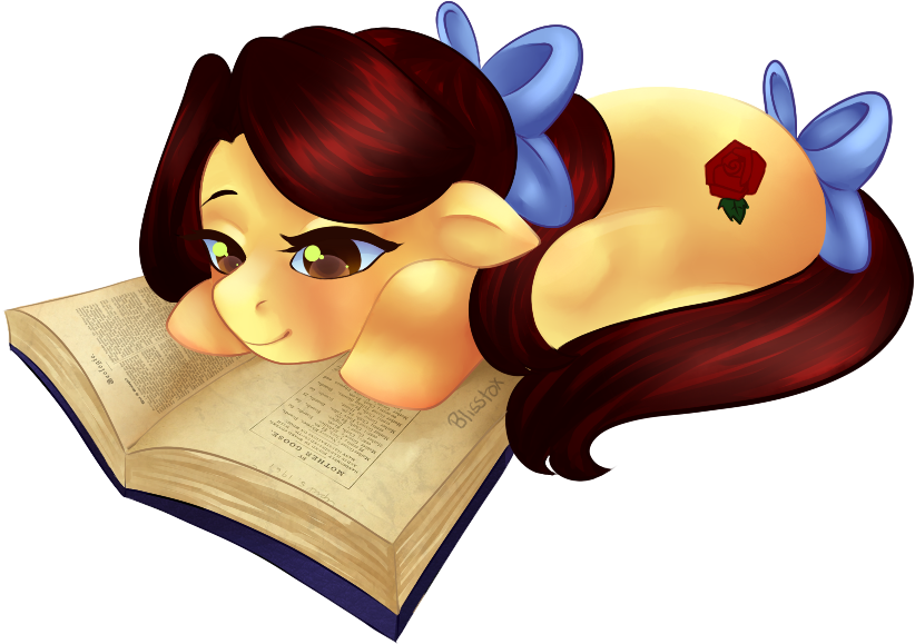 Blisstox, Beauty And The Beast, Belle, Disney, Disney - Artist Clipart (840x606), Png Download