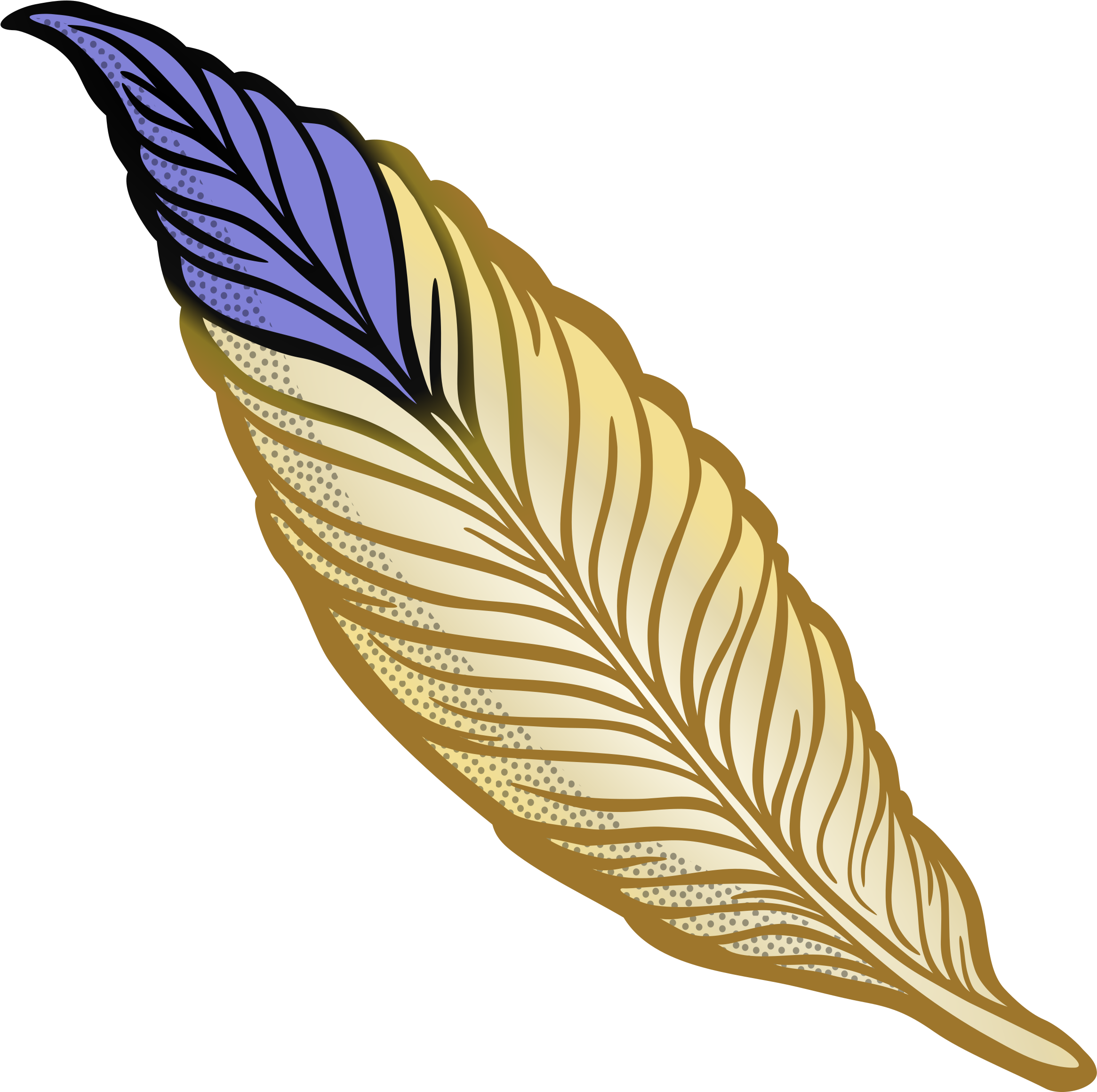 Big Image - Transparent Feather Clipart - Png Download (2400x2400), Png Download