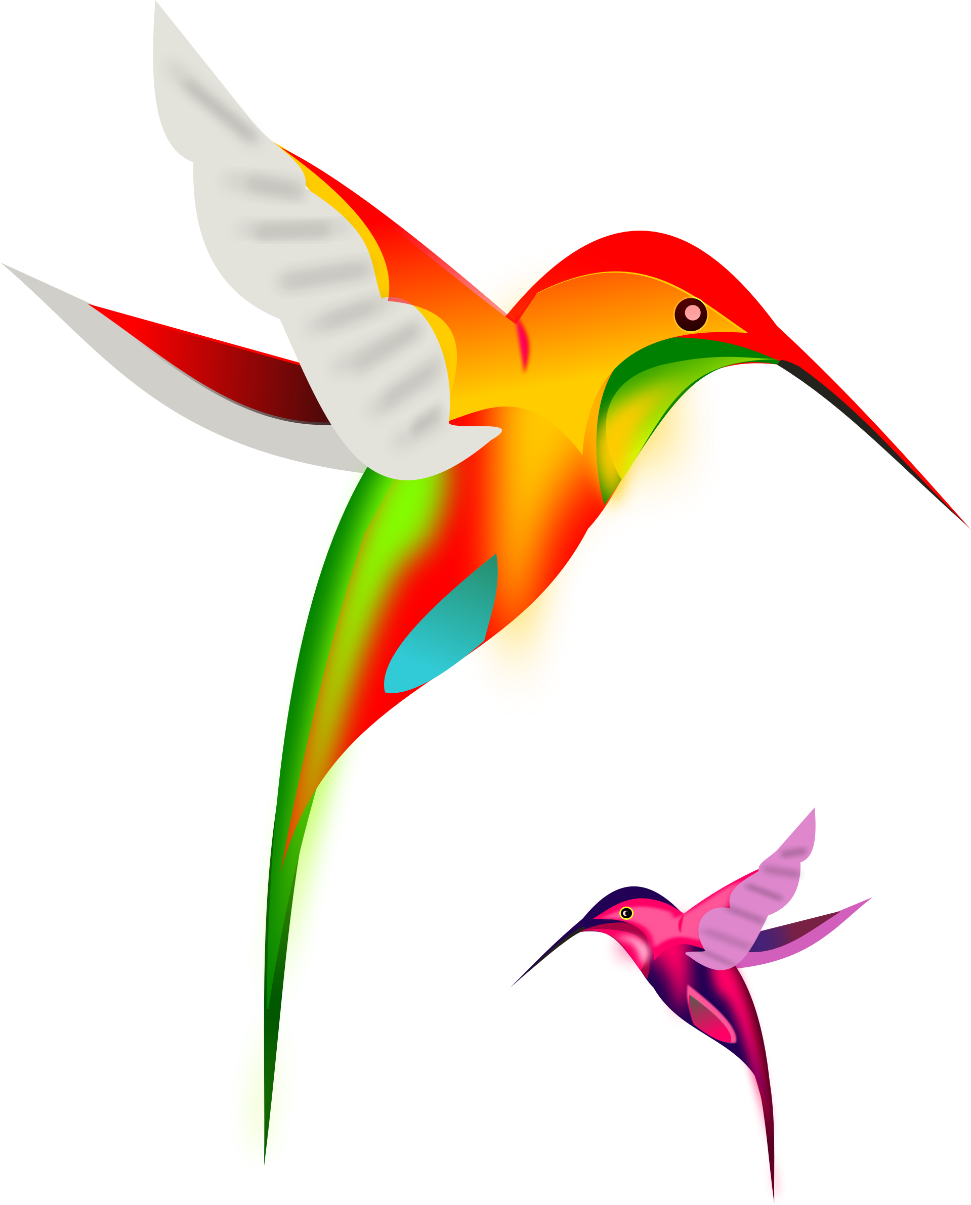 Picture Free Colibri Birds By Gurica Hummingbirds Pinterest - Lord Is Our Banner Clipart (1919x2383), Png Download
