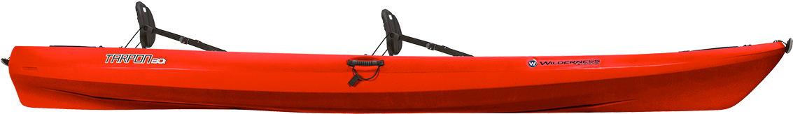 Tarpon E Tandem In Red - Wilderness Systems Tarpon E 130 Tandem-red Clipart (1230x930), Png Download