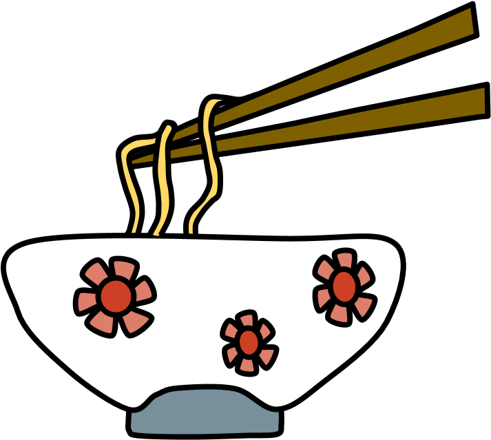 Bowls Of Noodles Clipart (816x1056), Png Download