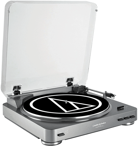 Audio Technica At-lp60 - Audio Technica At Lp60bt Bk Clipart (640x509), Png Download