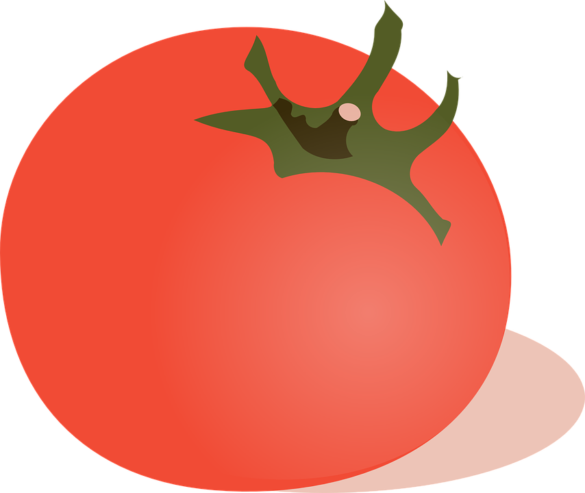 Tomatoes Clipart 10, Buy Clip Art - Cartoon Tomato No Background - Png Download (854x720), Png Download