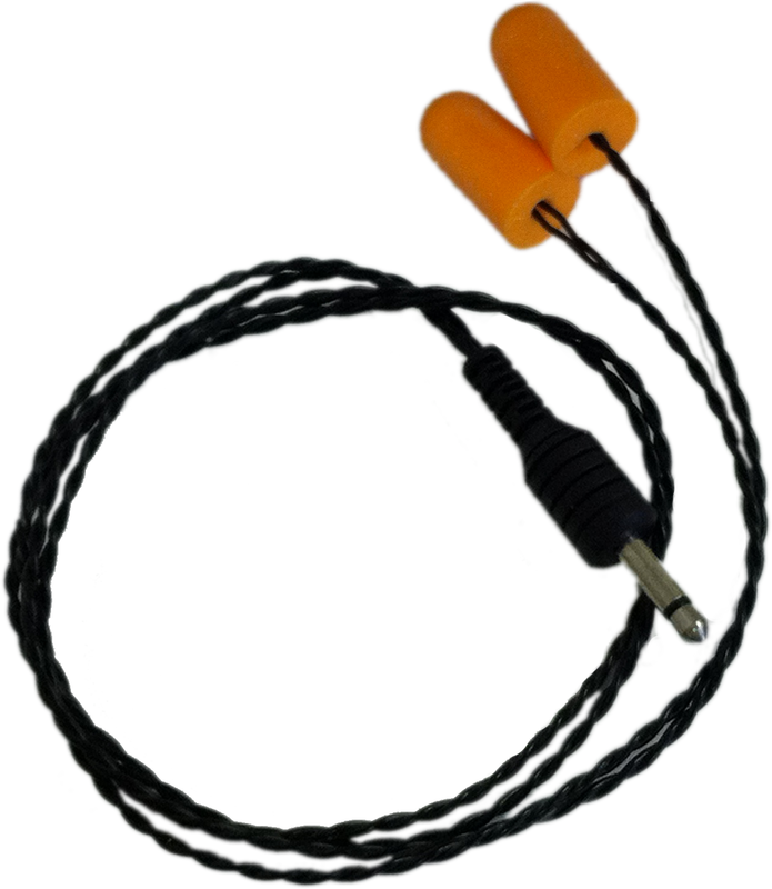 Foam Tip Racing In Ear Monitors - Molded Earbuds For Helmet Clipart (695x800), Png Download