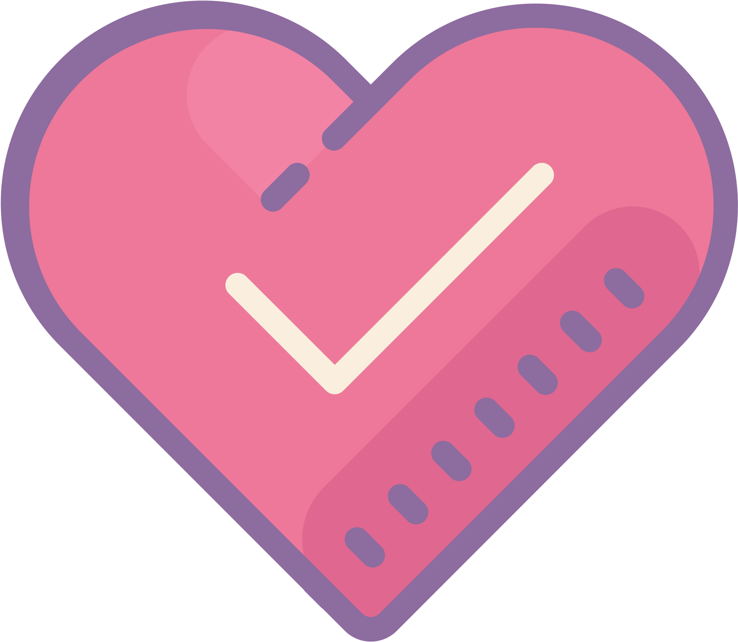 Heart Flat Icon Png Download - Icon Clipart (1600x1600), Png Download