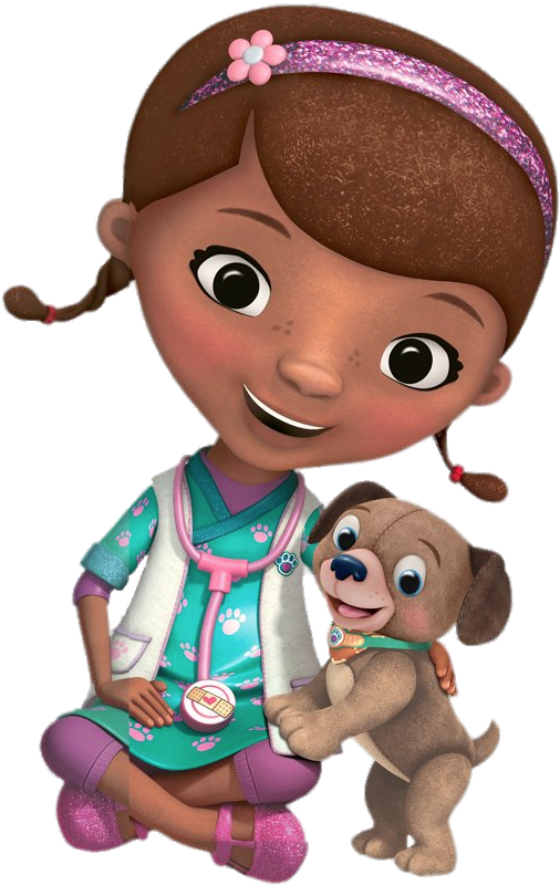 Doc Mcstuffins - Doc Mcstuffins Doc Pet Vet - Disney Junior Dvd Clipart (541x800), Png Download