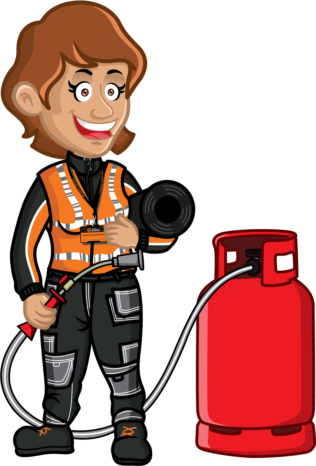 Roofing Charges - Plumber Clipart (1870x1800), Png Download