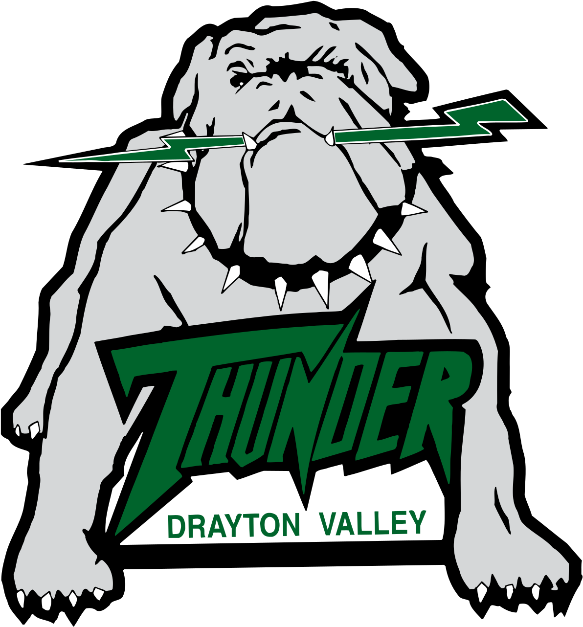 Drayton Valley Thunder Logo Clipart (1200x1297), Png Download
