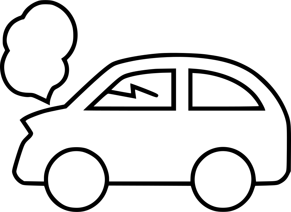 Car Svg Png Icon Free Download Onlinewebfonts - Colouring Picture Of Car Clipart (980x716), Png Download