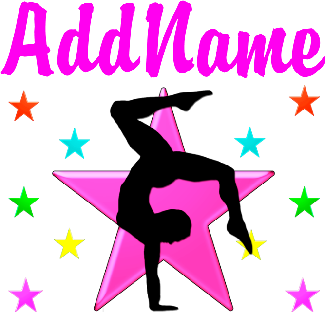 Gymnast Girl Sports Bottle Clipart (700x700), Png Download