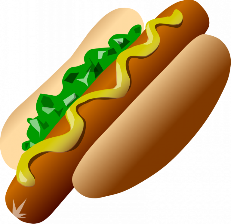 Clipart No Background The Background Is Transparent - Hotdog Clipart Transparent Background - Png Download (768x745), Png Download