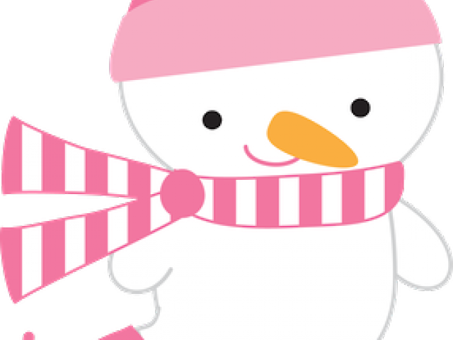 Snowman Clipart Penguin - Clipart Pink Christmas On Transparent Background - Png Download (640x480), Png Download
