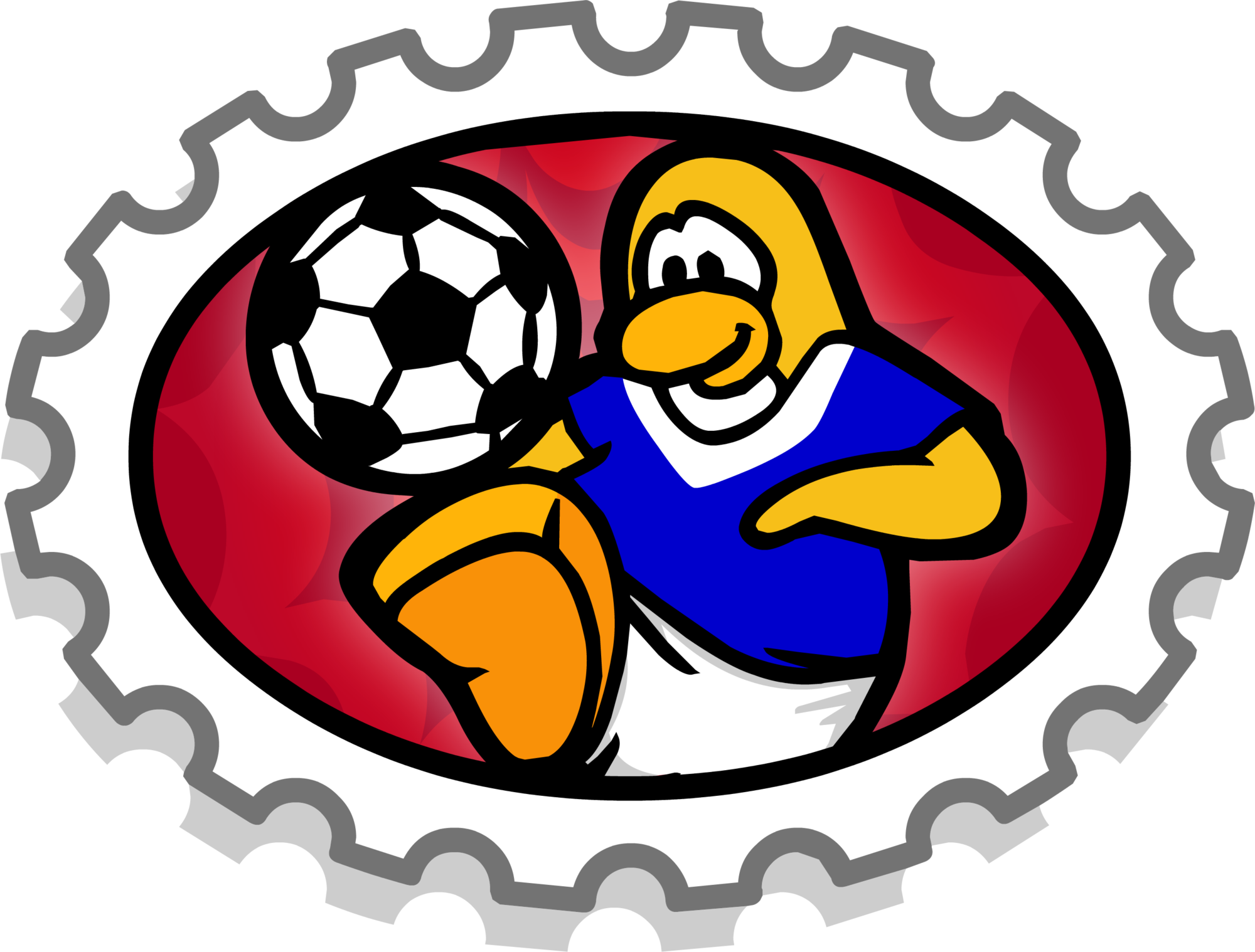 Club Penguin Stamps Clipart (2000x1518), Png Download
