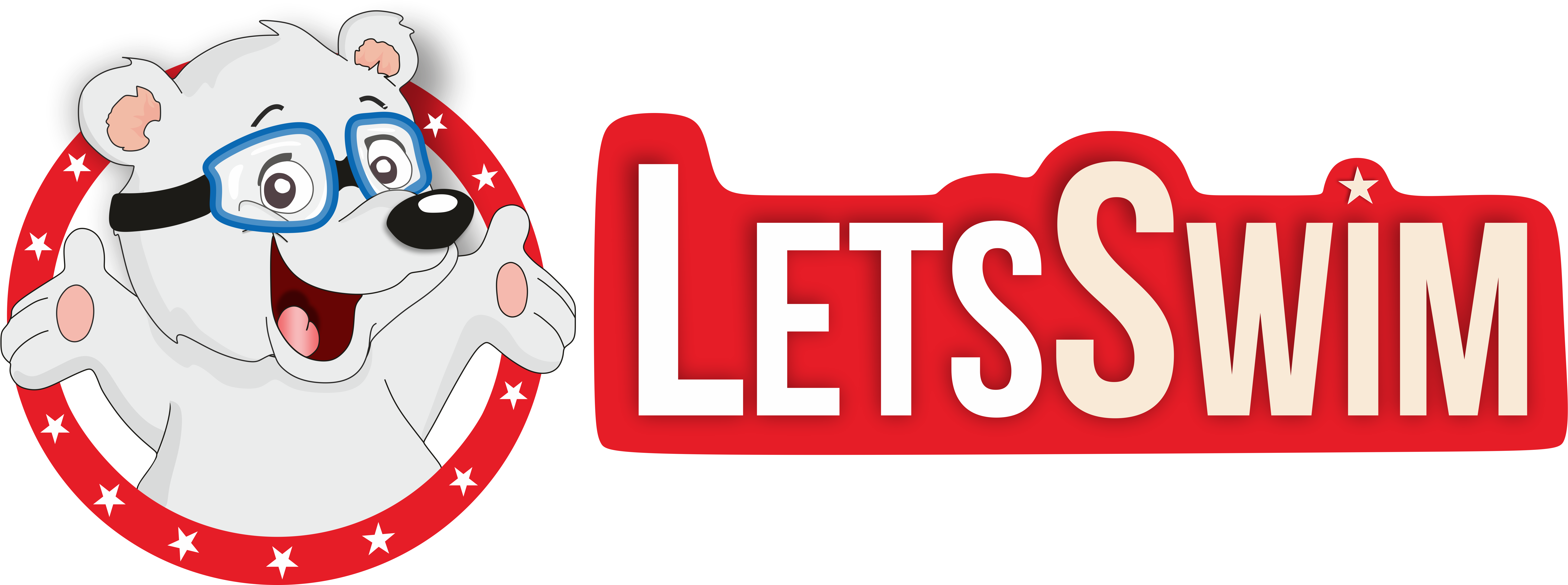 Lets Swim - Swimming Clipart (7772x3290), Png Download