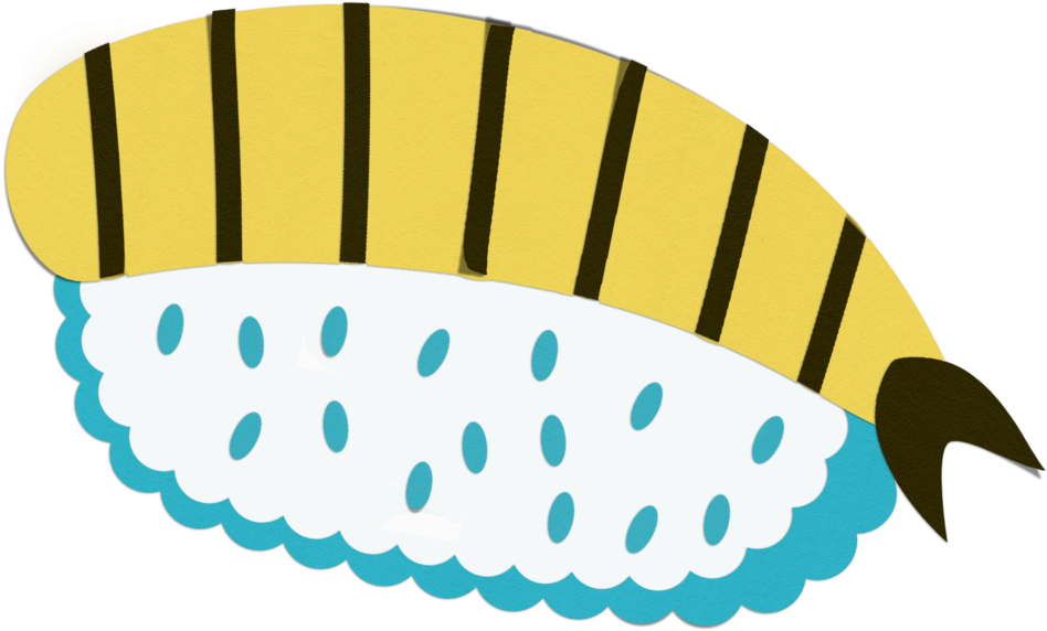 Thicket - Waterman - Sushi - Embroidery Clipart (1000x644), Png Download