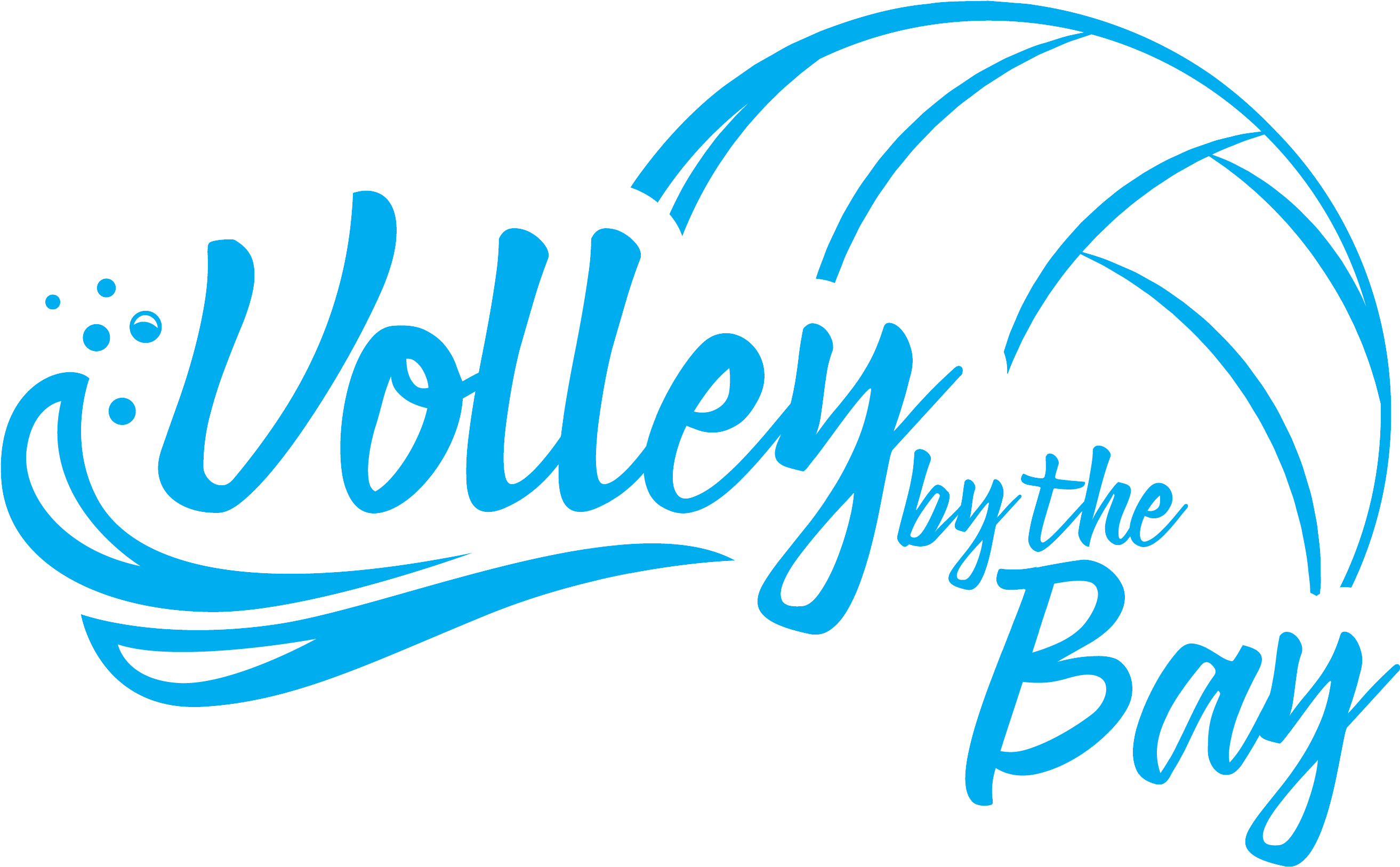 Https - //www - Volleyballwa - Com - Au/volley By The - Calligraphy Clipart (2960x1955), Png Download