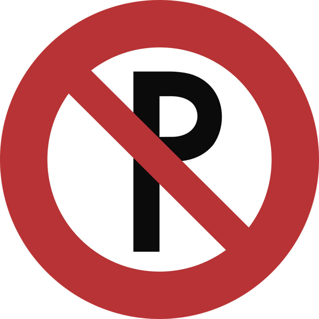 No Parking Cliparts 7, Buy Clip Art - No Parking Road Sign - Png Download (720x720), Png Download