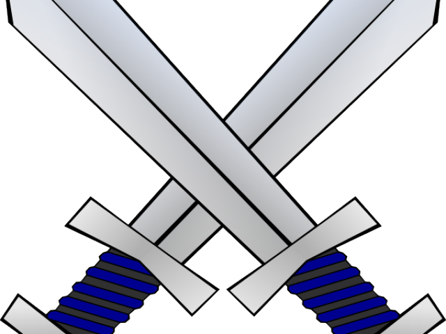 Gray Clipart Sword - Sword Clipart Transparent Background - Png Download (640x480), Png Download