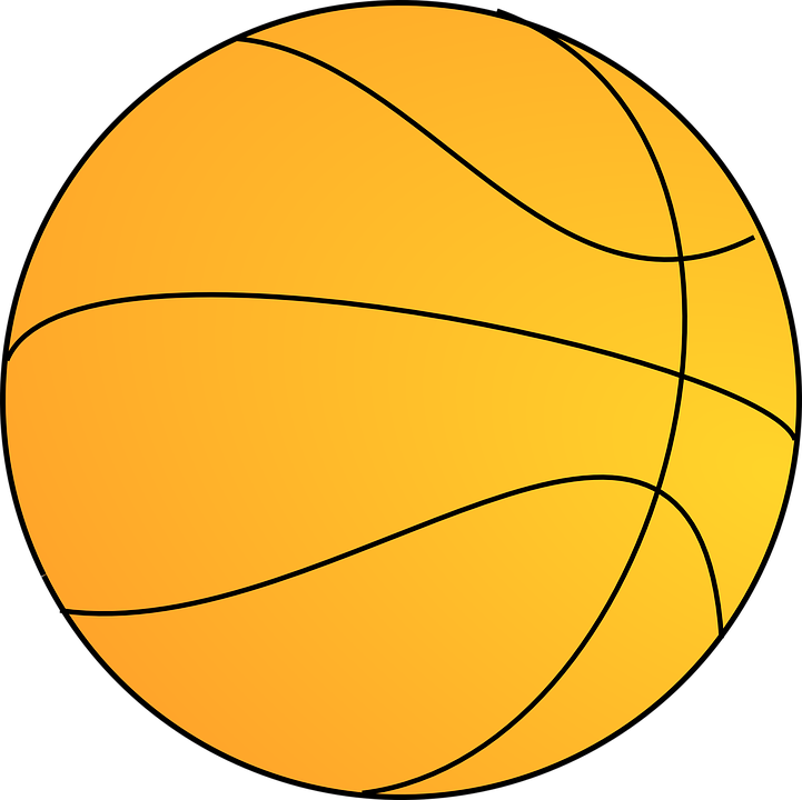 Basketball Large Clip Art At Clker - Basketball - Png Download (600x599), Png Download