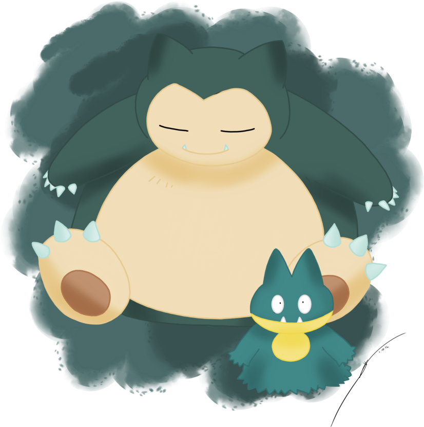 Erin's Blog - Munchlax Clipart (894x894), Png Download