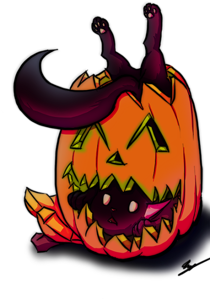 Spooky Pumpkin Cliparts - Clip Art - Png Download (500x666), Png Download