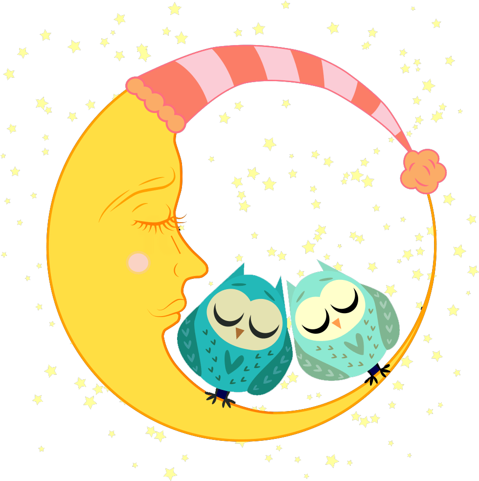 How I Cure Insomnia In 21 Days And 8 Simple Steps With - Crescent Clipart (1000x1000), Png Download