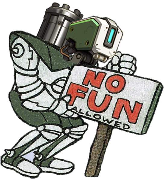 I Recently Got The Chance To Play Overwatch - Overwatch No Fun Clipart (636x636), Png Download