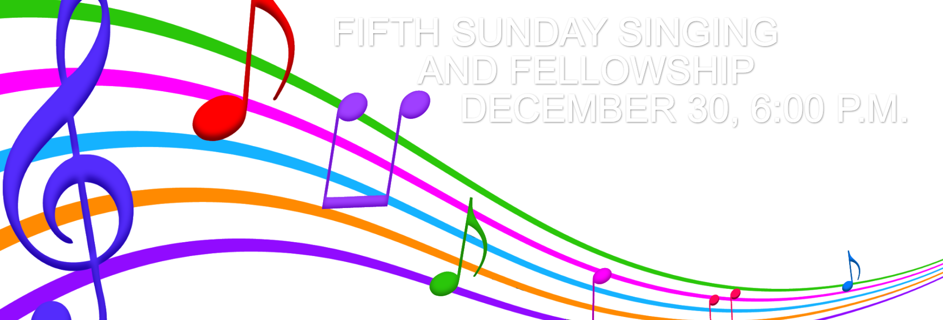 Calvary Baptist Church Anna, Texas - Musical Symbol In Colour Clipart (1900x646), Png Download