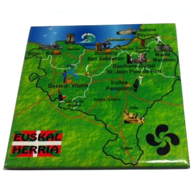 Imán Mapa De Euskal Herria - Grass Clipart (1000x1000), Png Download