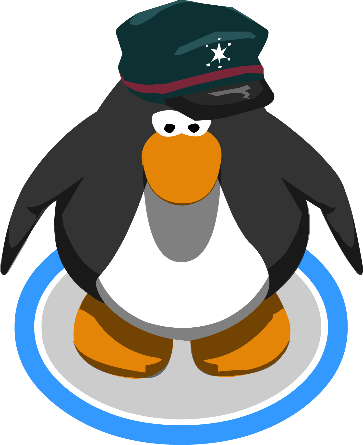 Holiday Conductor Hat Ig - Club Penguin Purple Clipart (1482x1816), Png Download