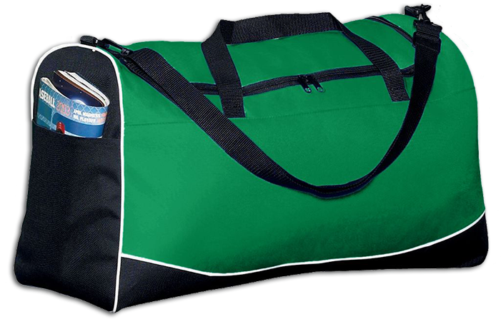 1911 24” Tri-color Sport Bag - Augusta Sportswear Large Tri-color Sport Bags Green/black/white Clipart (700x700), Png Download